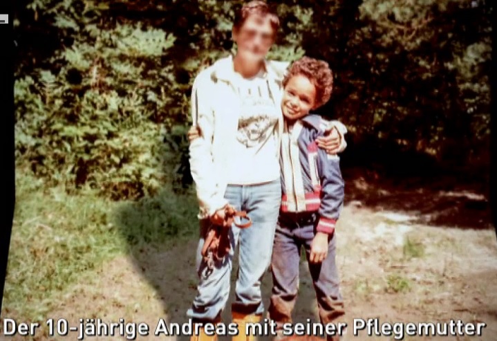 Andreas and his Foster mother